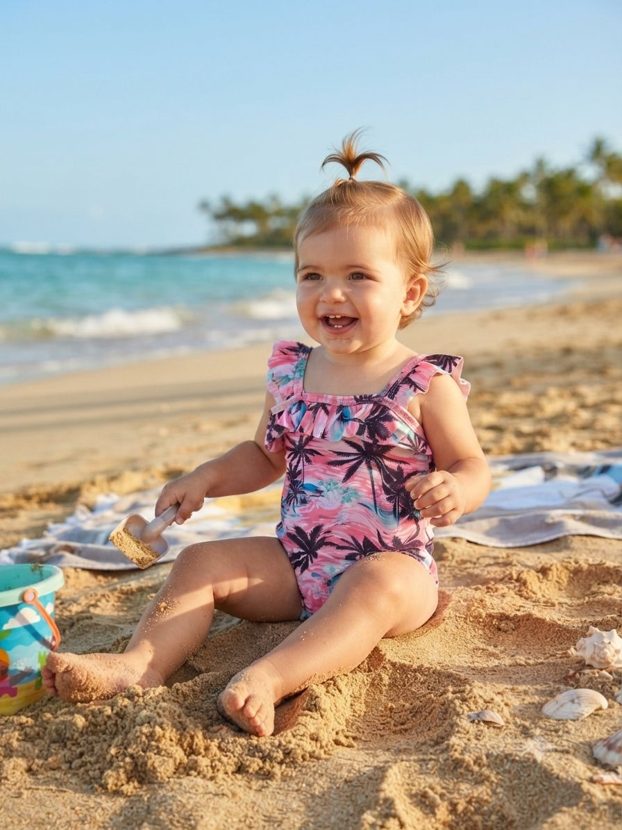 Body bañador niña 6m-24m, 3 colores