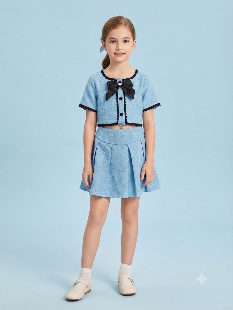 Set de niña 2-8 años. 3 colores