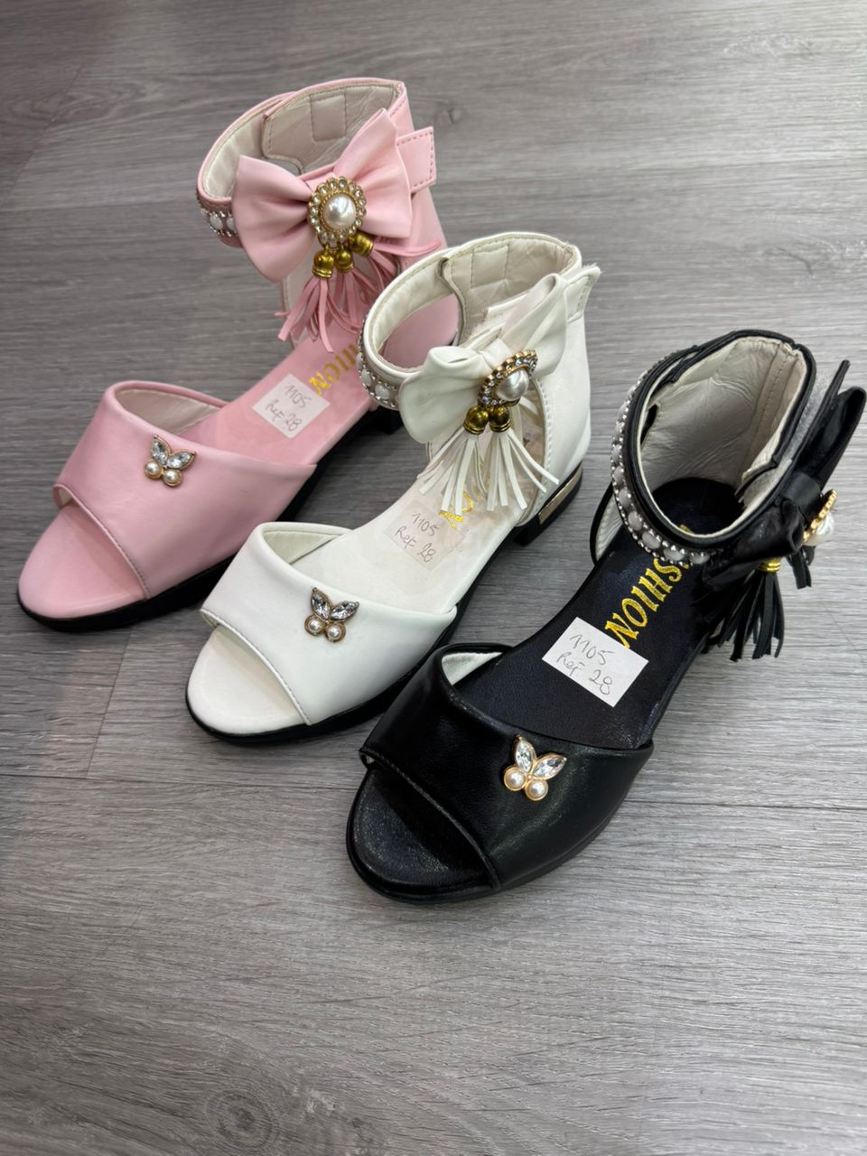 Sandalias niñas con mini tacón 30-36